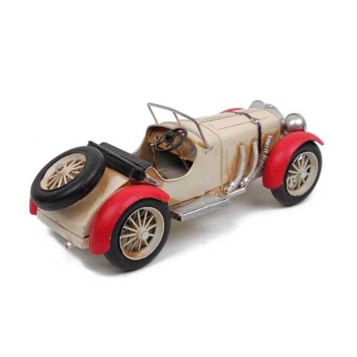 Nostaljik Vintage Eskitme Tarz Dekoratif Metal Ford Classic Roadster