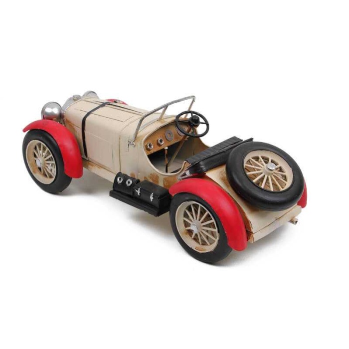 Nostaljik Vintage Eskitme Tarz Dekoratif Metal Ford Classic Roadster