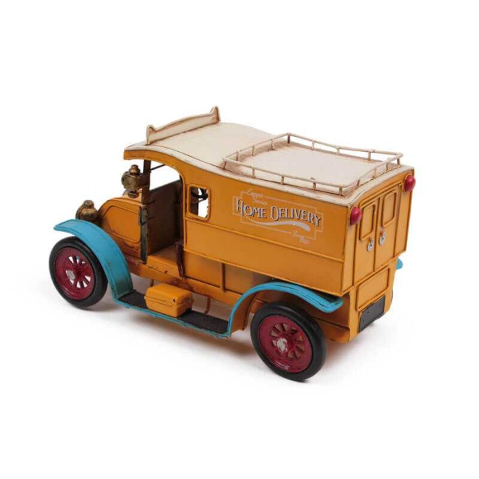 Nostaljik Vintage Eskitme Tarz Dekoratif Metal Ford Classic Coupe