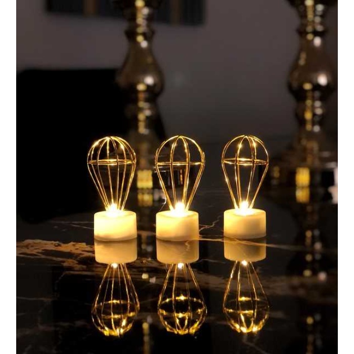 Uçan Balon Model Portatif Pilli Mini Gece Ve Masa Dekor Lambası (3 Adet)
