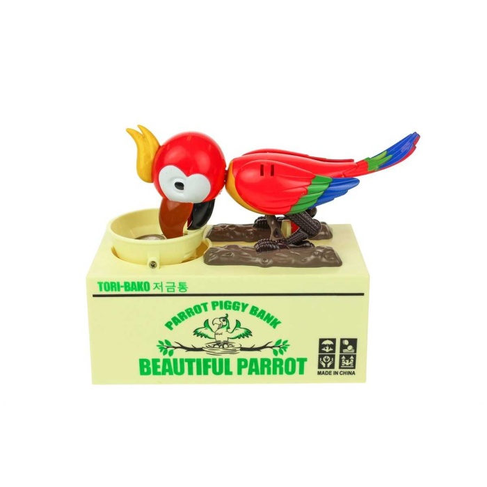 Parrot Piggy Bank Para Yiyen Papağan Kumbara