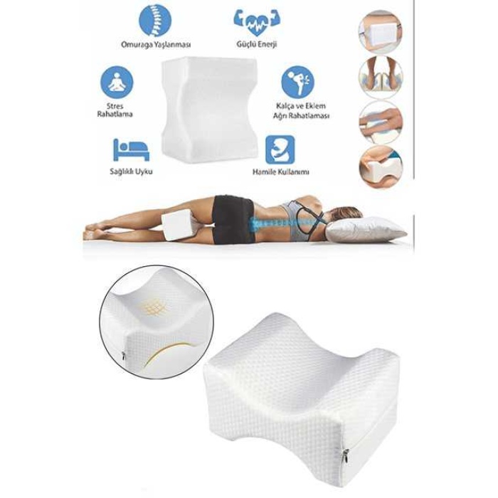 Anatomik Dizayn Ortopedik Bacak Arası Yastık Destek Minderi