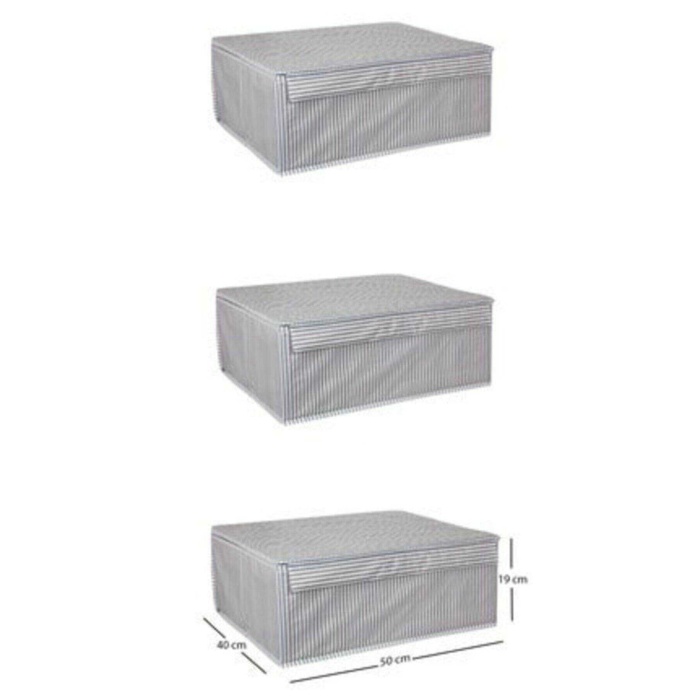 Baza Altı Boy Çok Amaçlı Düzenleyici Kutu Organizer Cırt Cırtlı Hurç 19cm X 40cm X 50cm (1 Adet)