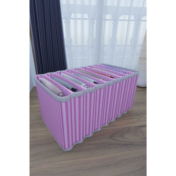 8 Bölmeli Dolap Ve Çekmece Içi Düzenleyici Akordiyon Organizer (1 Adet)