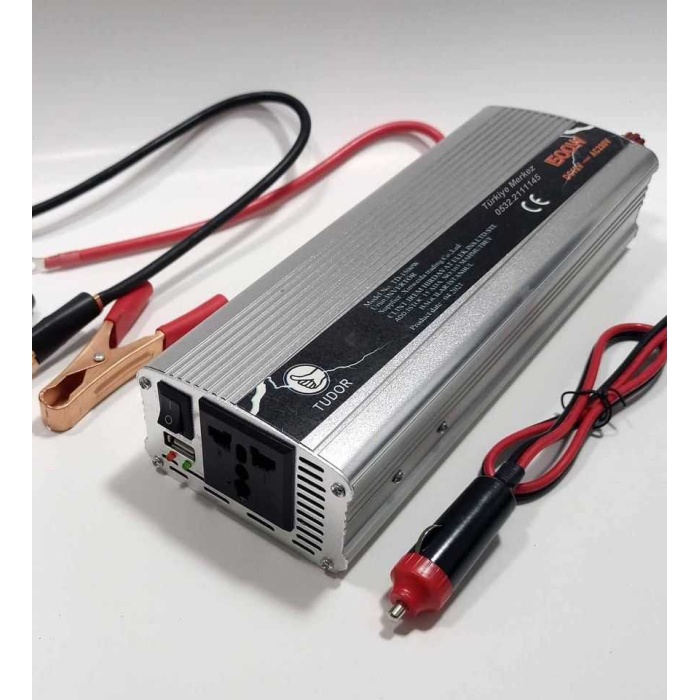 12-230 Volt 1500 Watt İnverter Dönüştürücü - Güç Kaynağı - Akü Ve Çakmak Bağlantlı