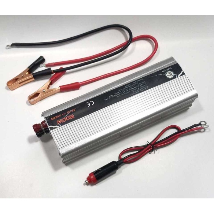12-230 Volt 1500 Watt İnverter Dönüştürücü - Güç Kaynağı - Akü Ve Çakmak Bağlantlı
