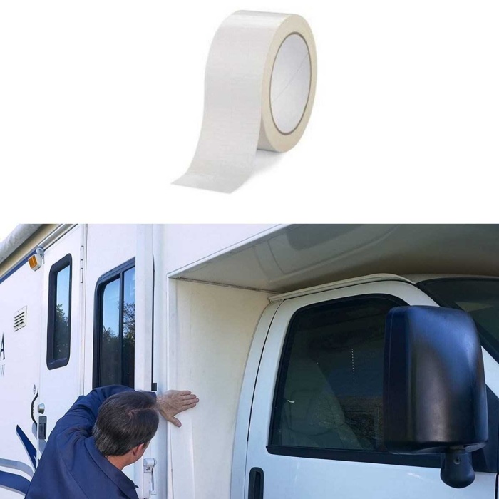 Güçlü Suya Dayanıklı Su Sızdırmaz Sıcak Soğuk Tamir Bandı Beyaz Flex Tape 1,5 Metre