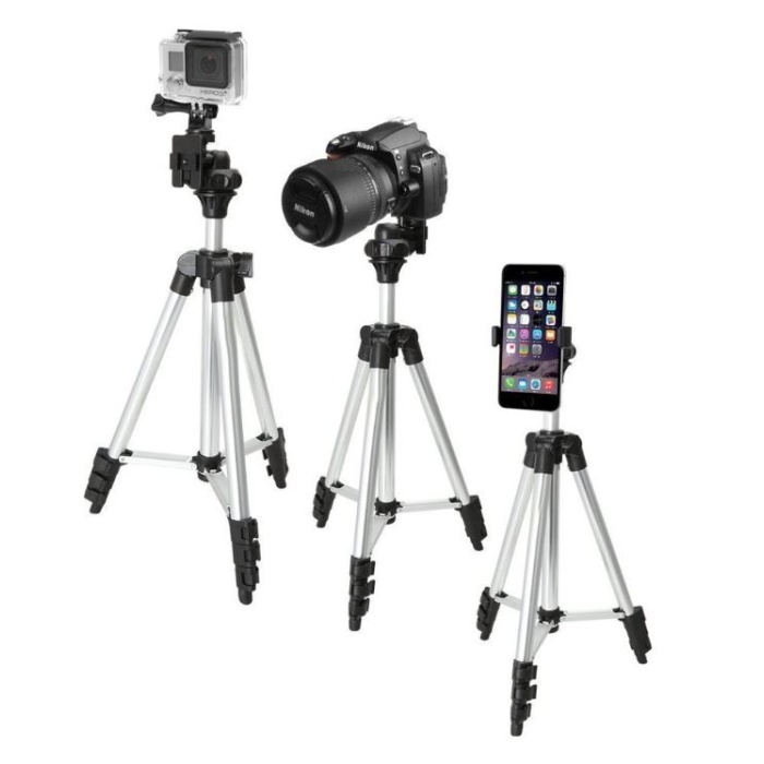 Telefon Ve Kamera Tutucu Tripot Ayak 105 Cm (telefon Tutuculu)