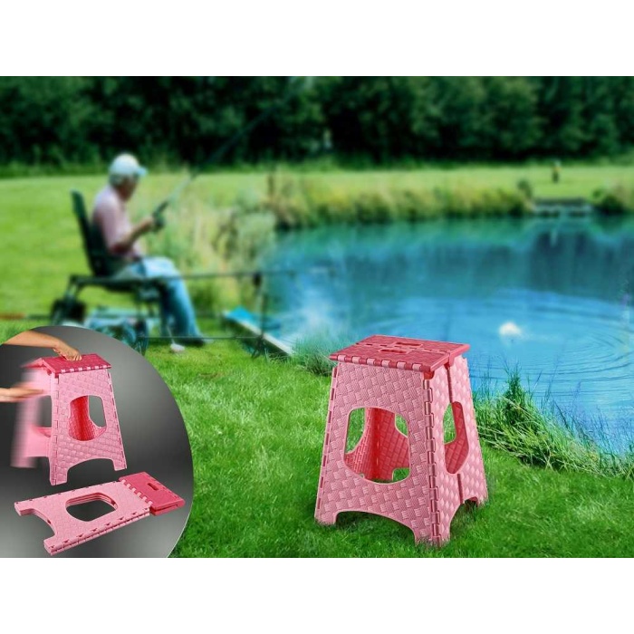 Kolay Taşınabilir Katlanabilir Sağlam Plastik Tabure (küçük Boy)