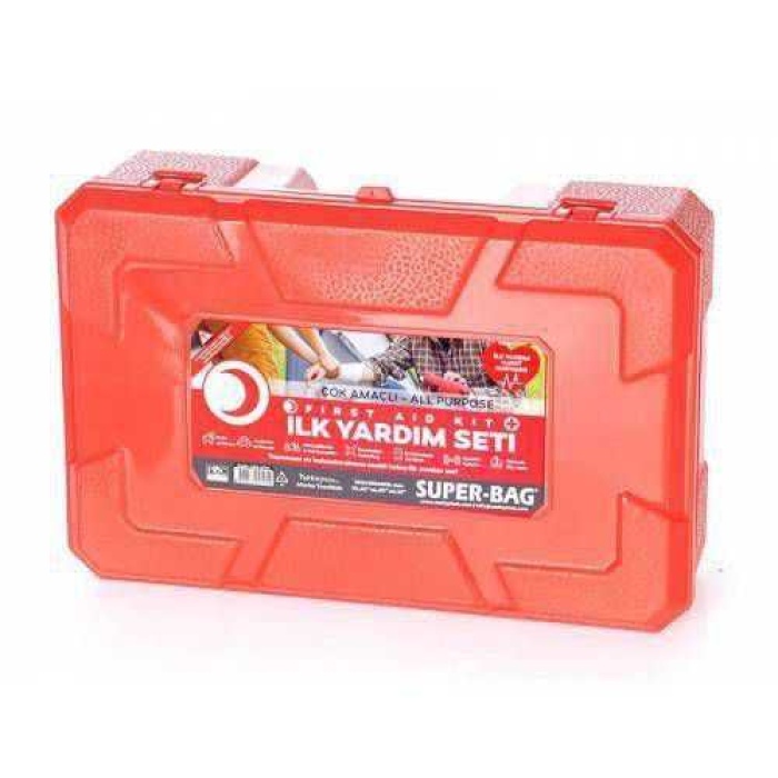 Super-bag Araç İlk Yardım Seti Ve Çantası Yönetmeliğe Uygun İçi Dolu