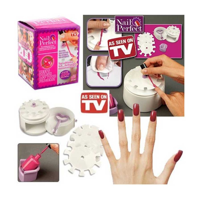 Nail Perfect Oje Sürme Seti Aparatı (tırnak Süsü Hediyeli)
