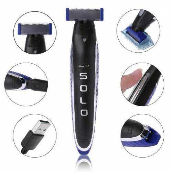 Microtouch Solo Şarj Edilebilir Kablosuz Tüm Vücut Jilet Tıraş Makinesi