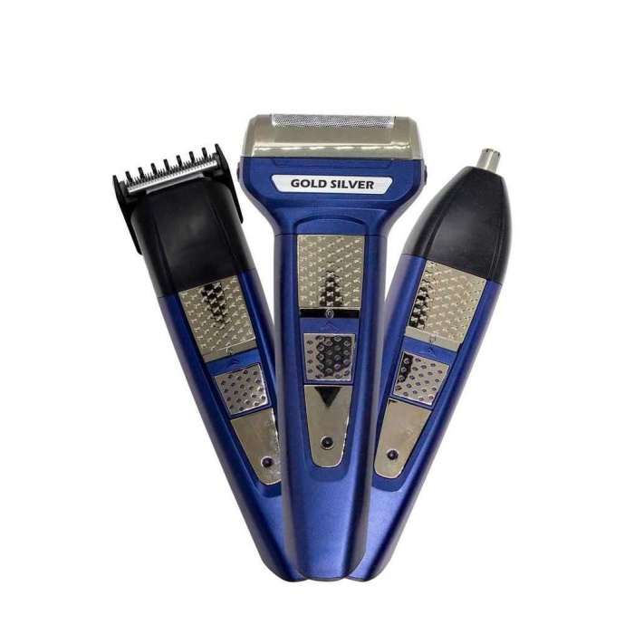 Gold Silver Gs-150 3 İn 1 Sakal Kesim Ve Düzeltme Çok Amaçlı Tıraş Makinesi