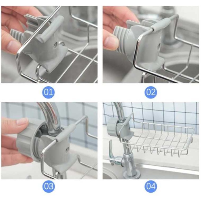 Mutfak Ve Banyo Organizer Demir Raf Tek Kat