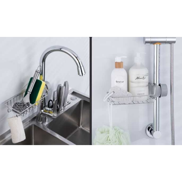 Mutfak Ve Banyo Organizer Demir Raf Tek Kat