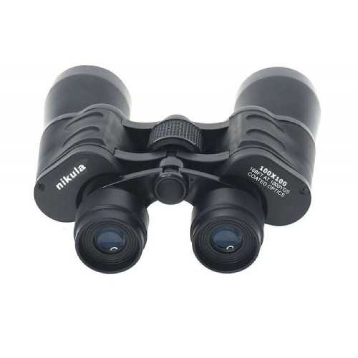 Nikula 100x100 Ergonomik Ayarlanabilir Kauçuk Kaplamalı Mavı Cam Mercekli Dürbün 56m/1000m