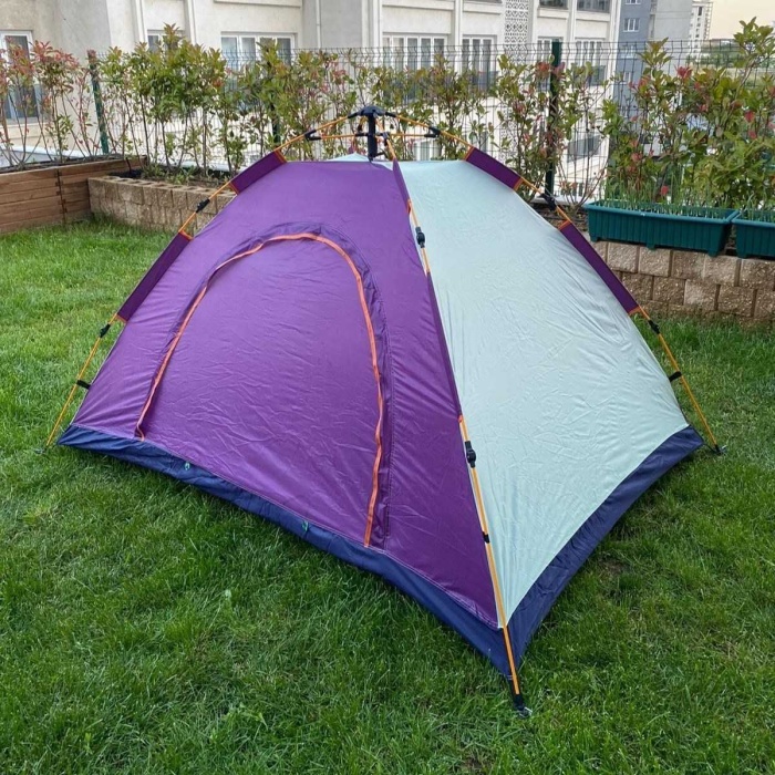Otomatik Kurulumlu Su Geçirmez Tavan Taban Kamp Çadırı (150x200)
