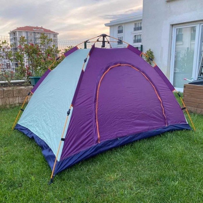 Otomatik Kurulumlu Su Geçirmez Tavan Taban Kamp Çadırı (150x200)