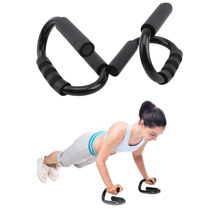 S Şekli Push Up Standı Alüminyum Şınav Aleti Spor Aracı Fitness Göğüs Egzersiz Ekipmanları