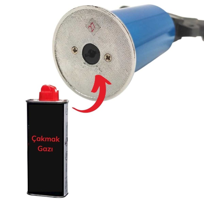 Metal Boş Gaz Hazneli Doldurulabilir Taşınabilir Küçük Torch Alevli Çakmak Pürmüz