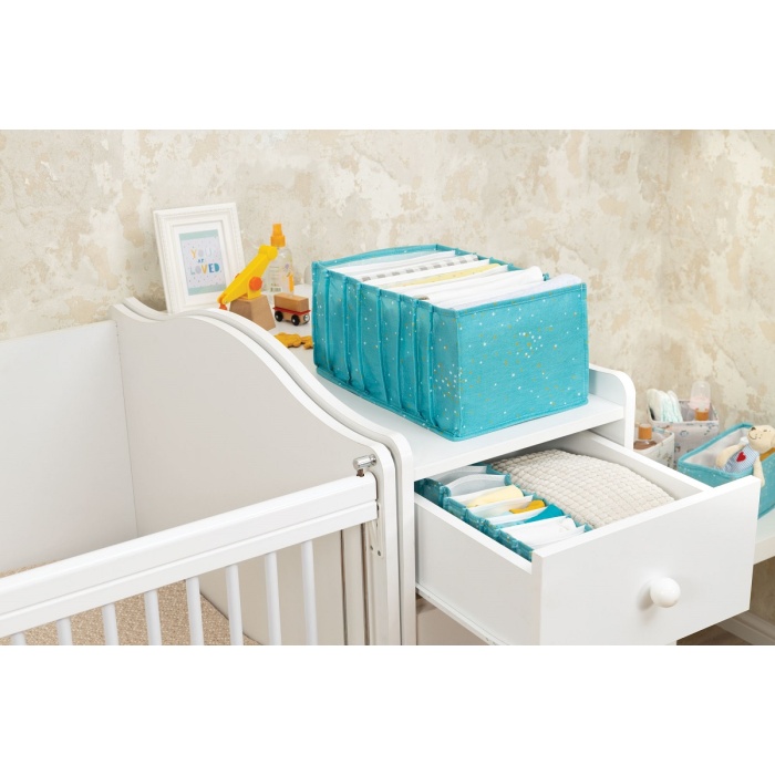 Baby Akordiyon Organizer Çekmece Düzenleyici Large (yeşil)