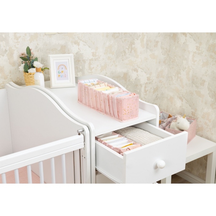 Baby Akordiyon Organizer Çekmece Düzenleyici Small (pembe)