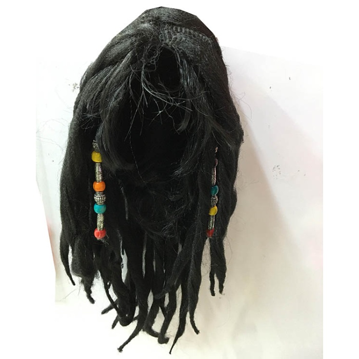 Siyah Renk Joe Dreadlocks Astarlı Kabarık Rasta Peruk
