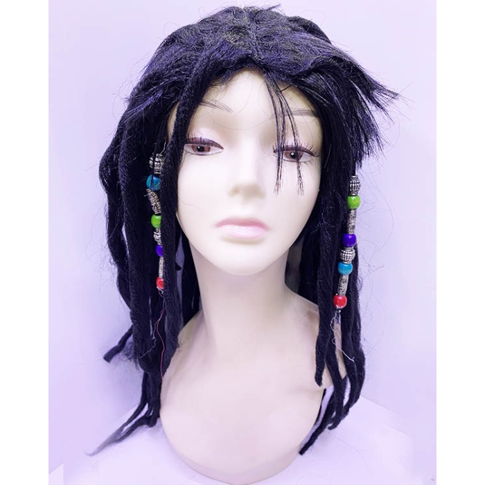 Siyah Renk Joe Dreadlocks Astarlı Kabarık Rasta Peruk
