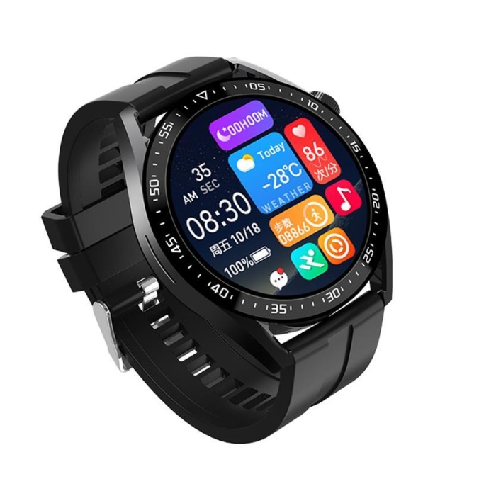 Hw3 Pro Bluetooth Çağrı Özellikli Akıllı Saat Siyah Tüm Akıllı Telefonlarla Uyumlu