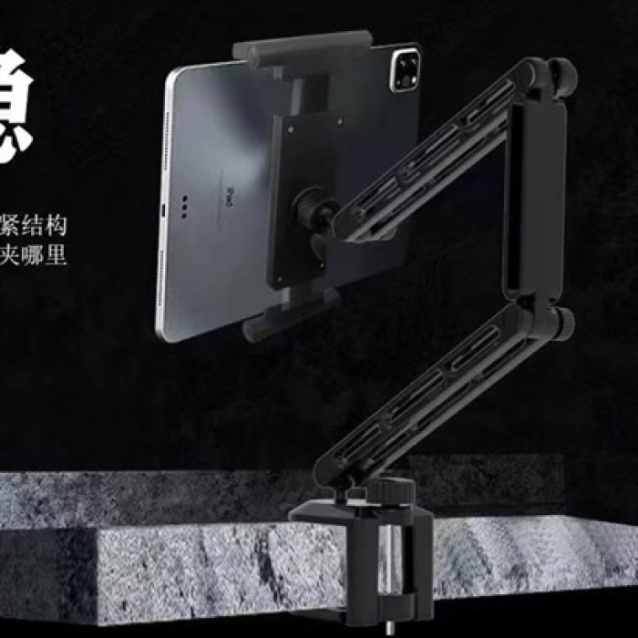 Masaya Takılabilen Telefon Tablet Standı Uzun Kollu Ayarlanabilir Telefon Tutucu