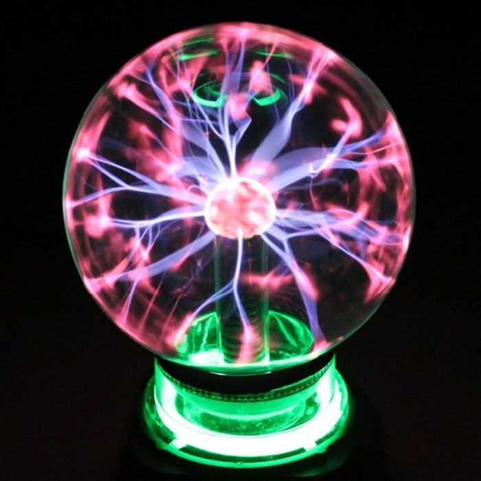 Plasma Storm Lamp - Müzikli Işıklı Plazma Küre Sihirli Cadı Küresi Plazma Küre Gece Lambası