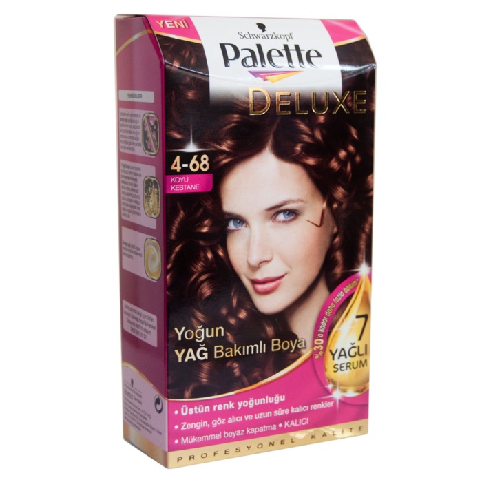 Palette Saç Boyası  4-68 Koyu Kestane x 3 Adet