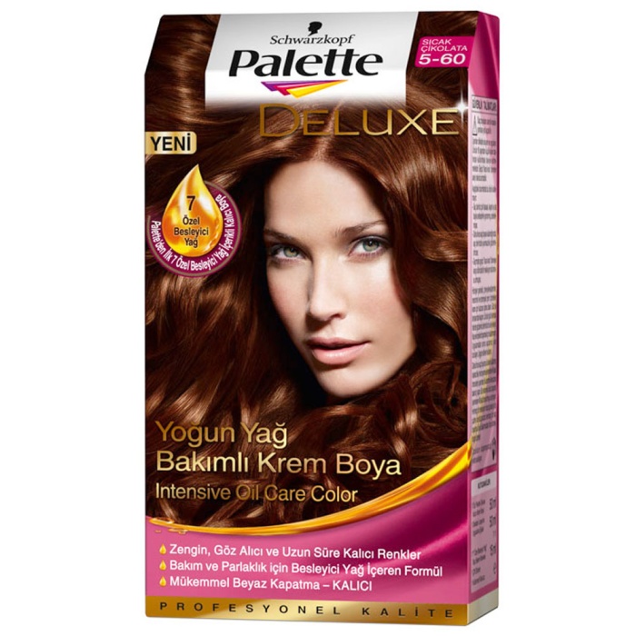 Palette Saç Boyası  5-60 Sıcak Çikolata x 3 Adet
