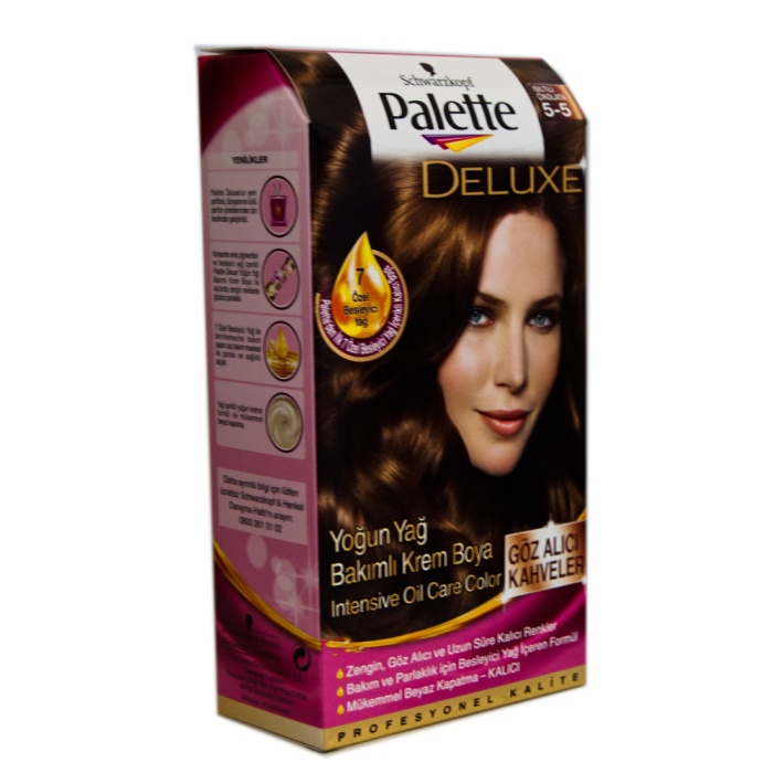 Palette Saç Boyası  5-5 Işıltılı Çikolata x 3 Adet