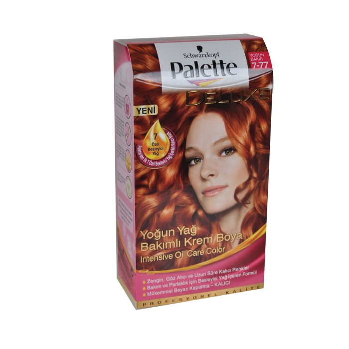 Palette Saç Boyası  7-77 Yoğun Parlak Bakır x 3 Adet