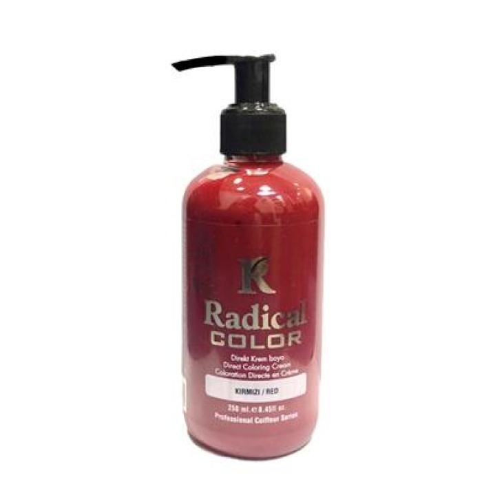 Radical Color Su Bazlı Saç Boyası 250 ml Kırmızı x 3 Adet