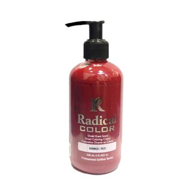 Radical Color Su Bazlı Saç Boyası 250 ml Kırmızı x 4 Adet