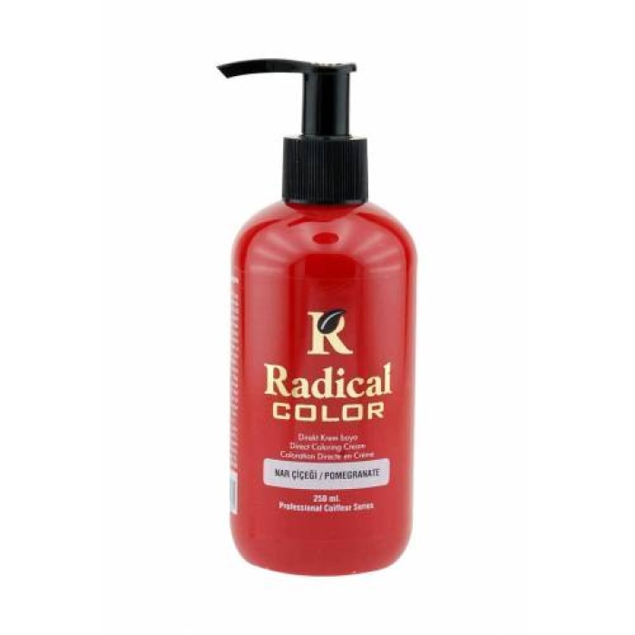 Radical Color Su Bazlı Saç Boyası 250 ml Nar Cıcegi x 4 Adet