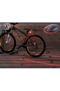 Lazer Güvenlik Şeritli Bisiklet Stop Lambası