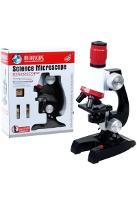 Çocuklar için Eğitici Mikroskop Kiti Zoom Led Işıklı 100x 400x 1200x ST1200X