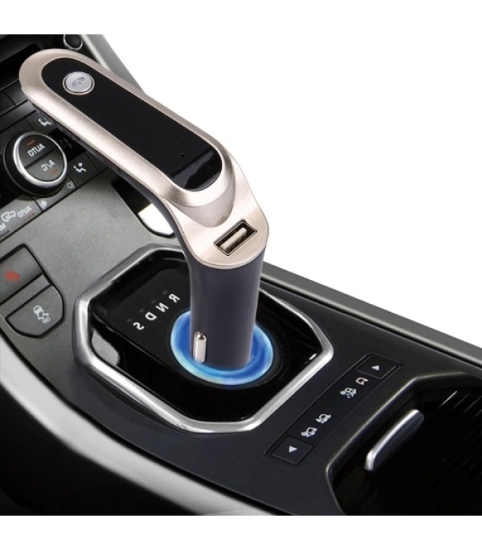 Cars7 Bluetooth Hafıza Kart Girişli 4.0 Araç Kiti Çakmaklık MP3 FM Transmitter