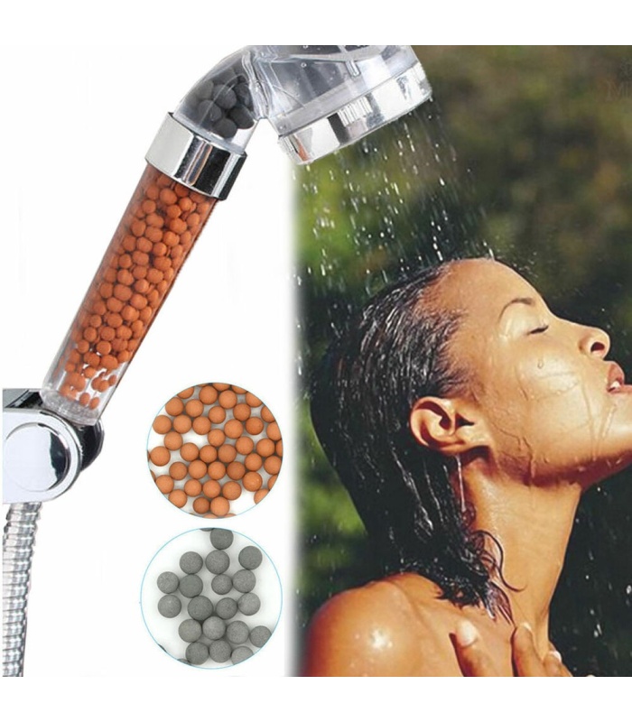 Su Arıtmalı Duş Başlığı Tasarruflu Boncuklu Banyo Duş Başlığı