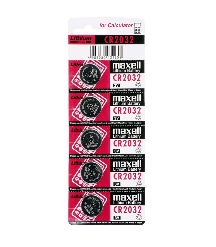 Maxell CR2032 3V Lityum Düğme Pil 5li Paket