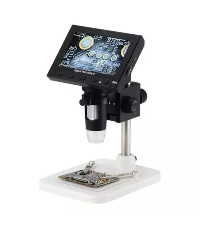 Nikula- 1000X 2.0MP USB dijital elektronik mikroskop 8 LCD ekran VGA büyüteç Dm4-s