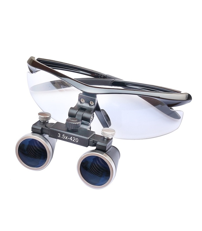 Nikula-3.5x-420mm  Diş Cerrahi Gözlük Lens Büyüteç,taşıma Çantalı