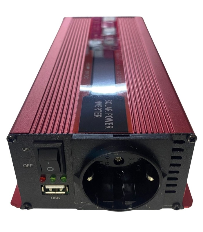 Epilons 12V 2000W Modifiye Sınus İnverter 220V Dijital Göstergeli- Taşınabilir Güç Kaynağı
