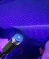 Mavi Ayak Altı Tavan Led Araç içi Aydınlatma Oto Araba İç Disko Ayarlanabilir USB Lamba Işık