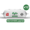 Flyfix Easy Clean Beyaz Sabun Katkılı Yüzey Temizlik Havlusu 12 Paket