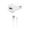 Ttec 2cks01 2.1 Amper Hızlı Şarj Mikro Usb Kablolu Araç Şarj Cihazı Beyaz