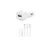 Ttec 2cks01ut Hızlı Şarj Universal Araç Şarj Cihazı 2.1a Trio Kablolu Beyaz